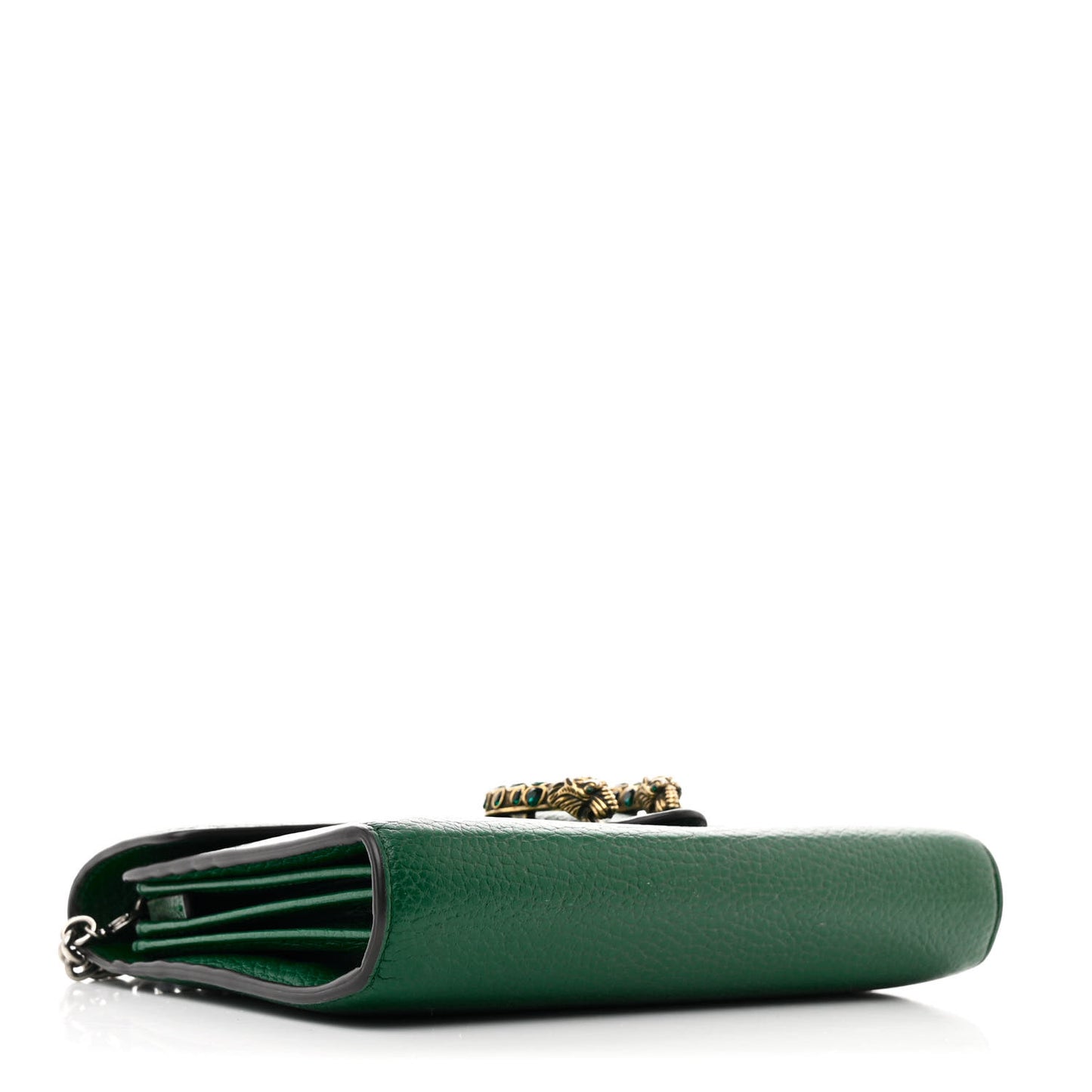 Calfskin Mini Dionysus Chain Wallet Emerald