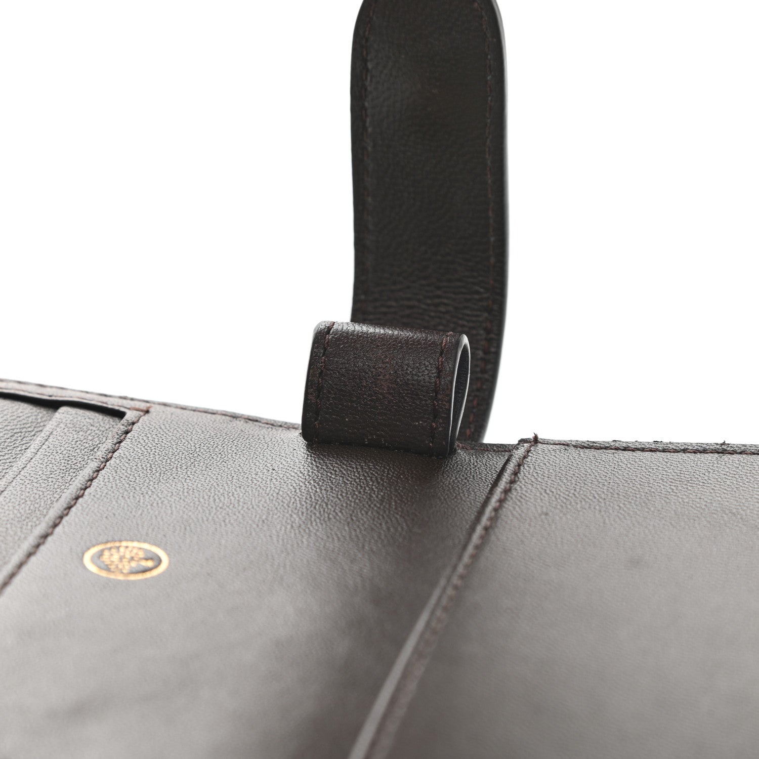 Mulberry Natural Grain Calfskin Postman's Lock Agenda Blue 9 of 10