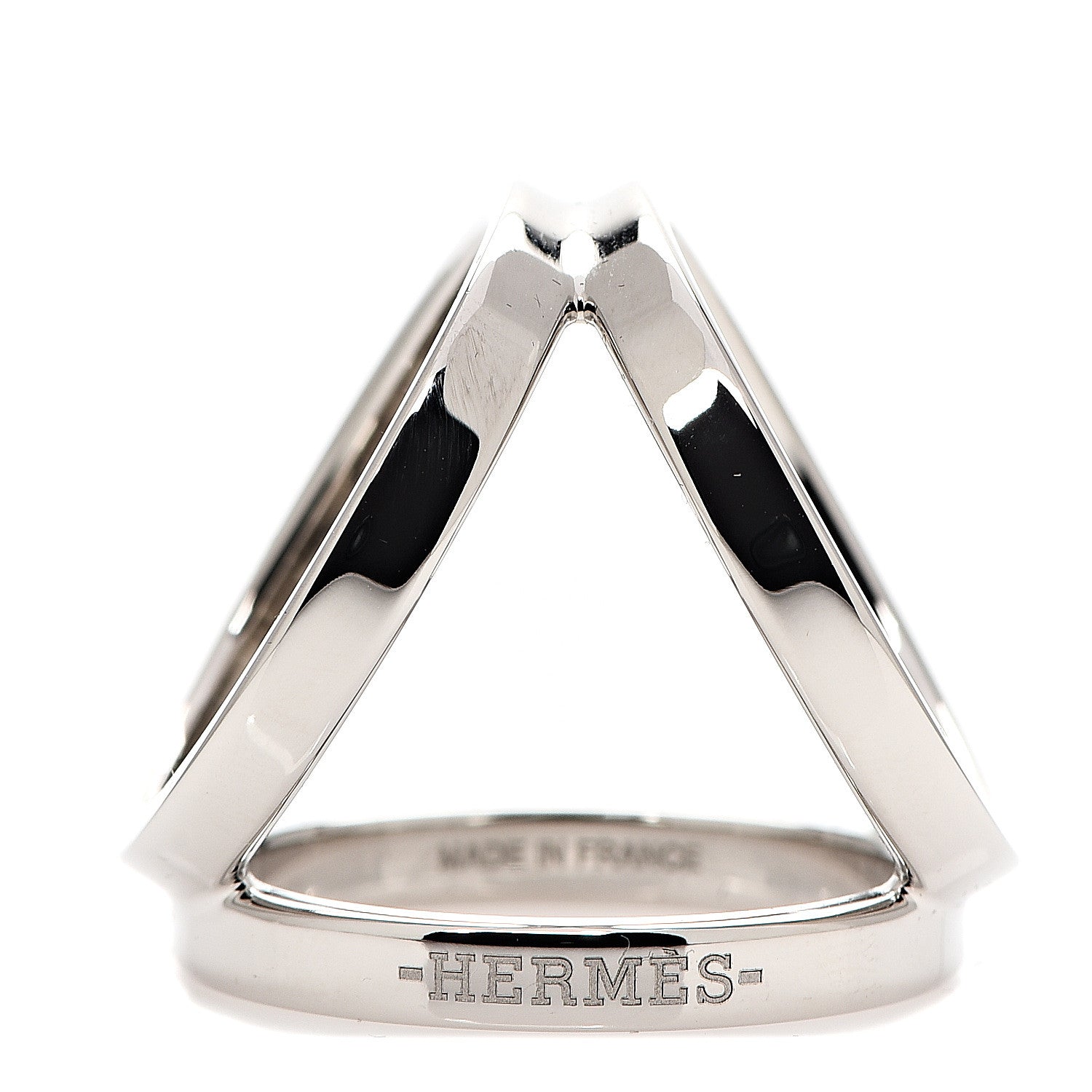 Hermes Palladium Trio Scarf Ring 1 of 4