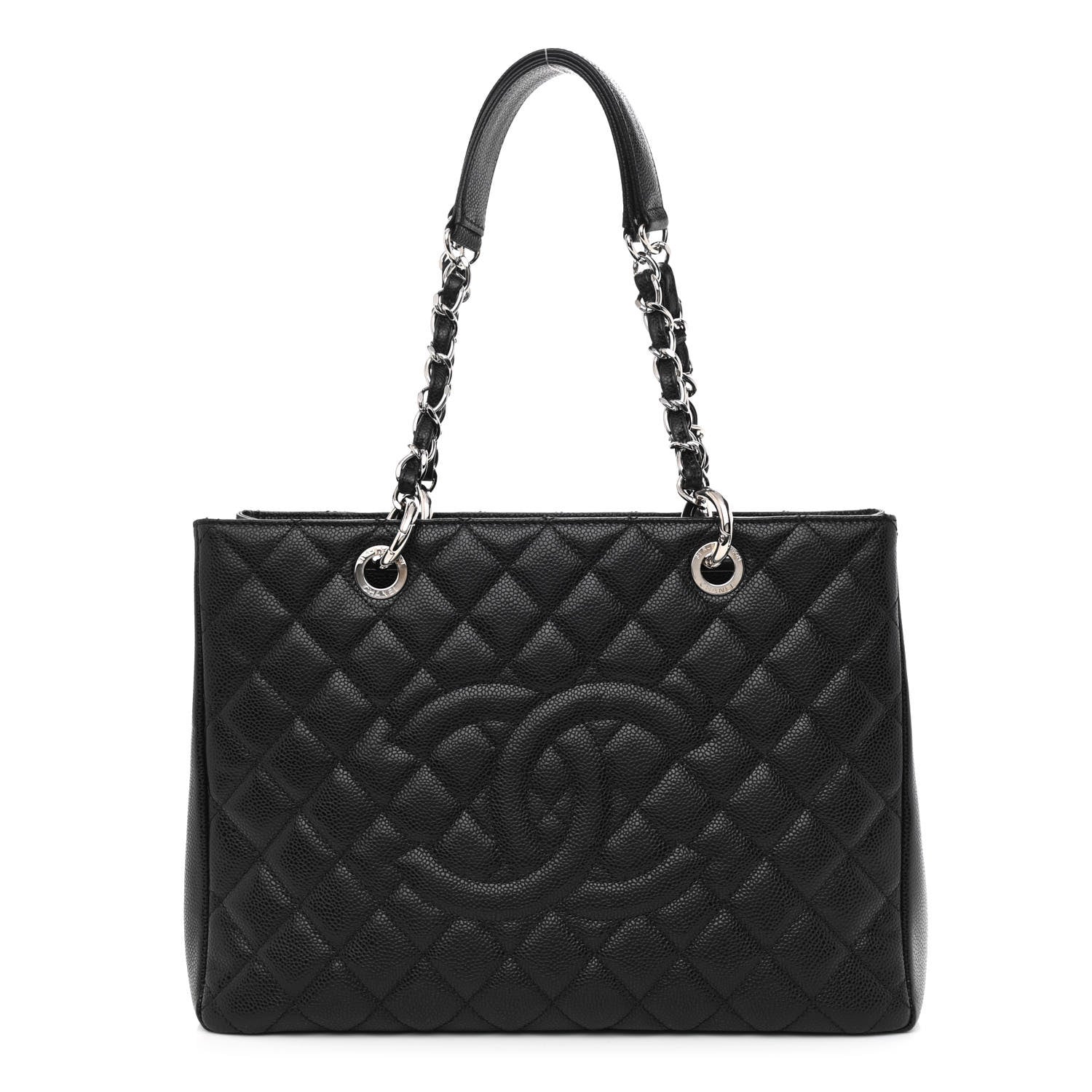 Chanel Caviar Quilted Grand Shopping Tote GST Black 1 of 10