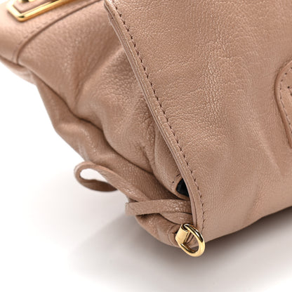 Balenciaga Agneau Giant 12 Gold Hardware Envelope Strap Clutch Rose Bonbon 11 of 17