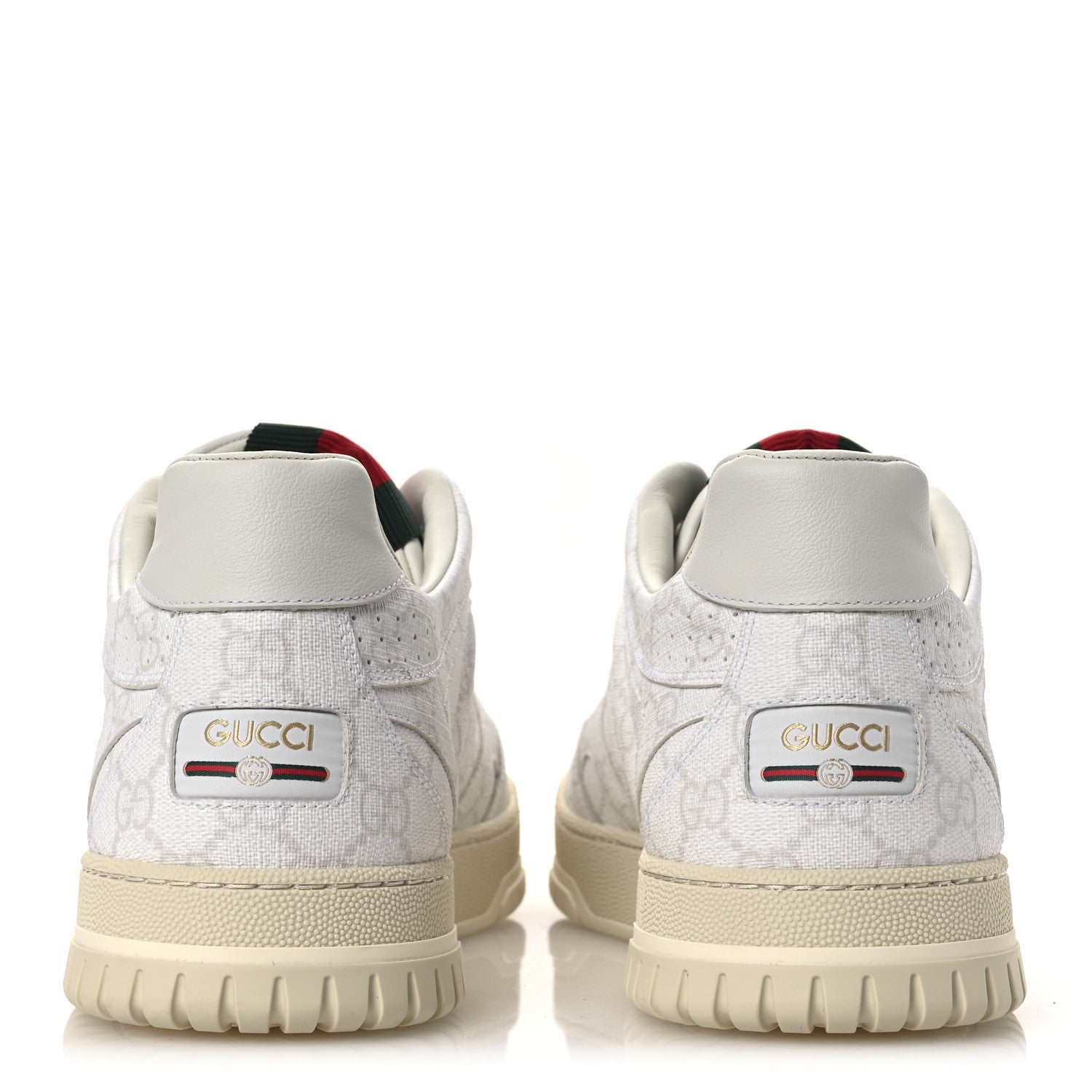 Gucci GG Supreme Monogram Womens Re-Web Sneakers 11.5 White 6 of 11