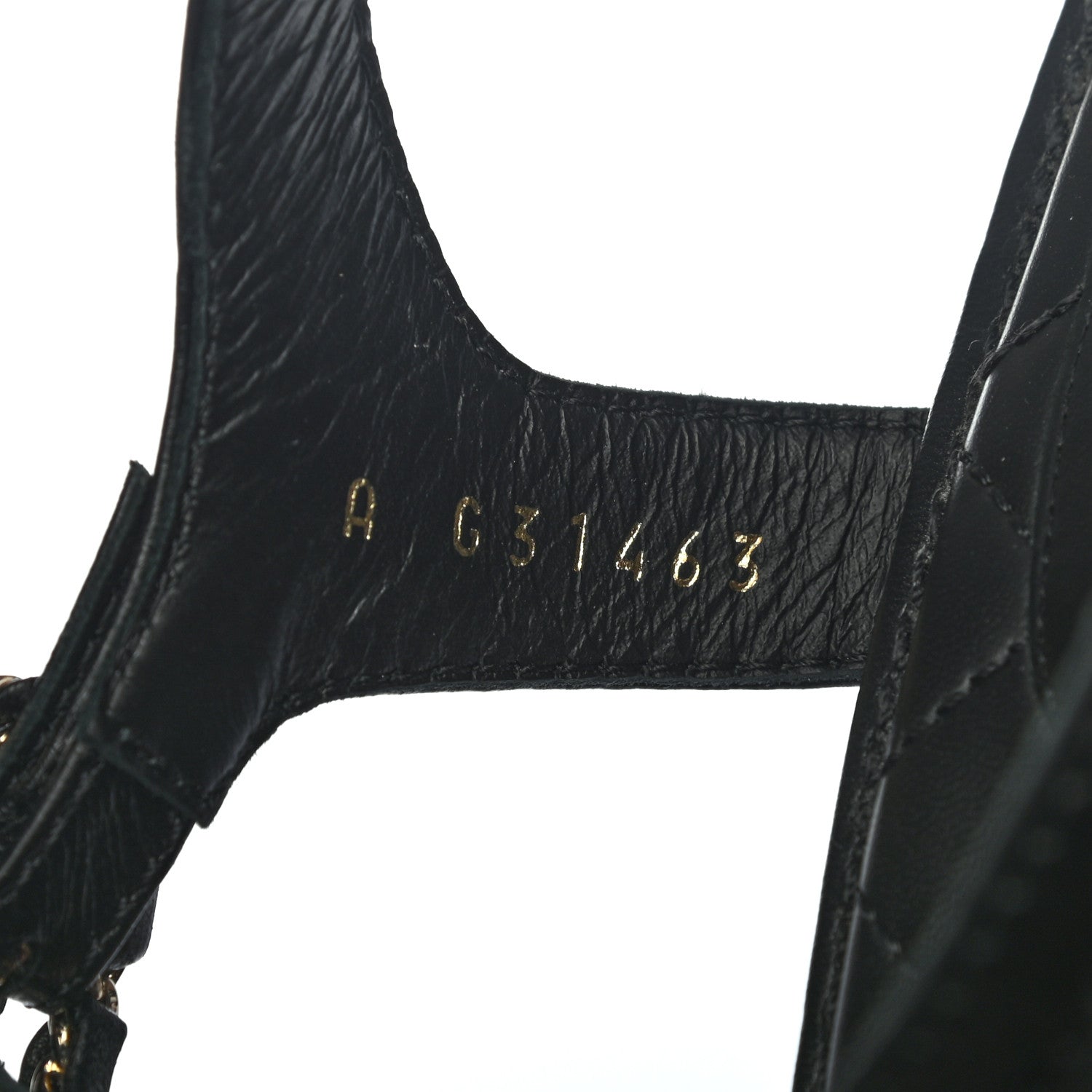 Chanel Lambskin Chain CC Logo Thong Sandals 40.5 Black 8 of 8