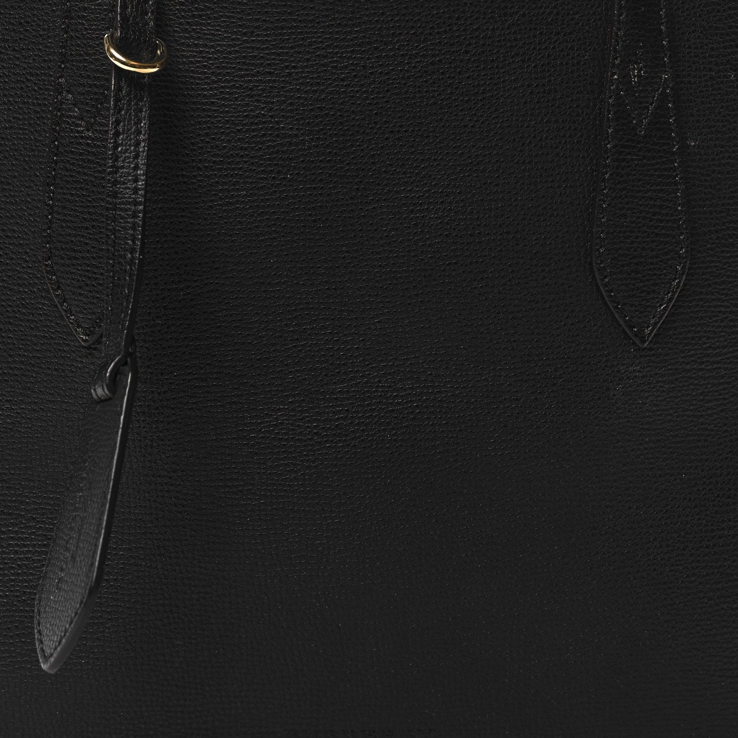 Burberry Grainy Calfskin Haymarket Check Small Reversible Tote Black 12 of 15