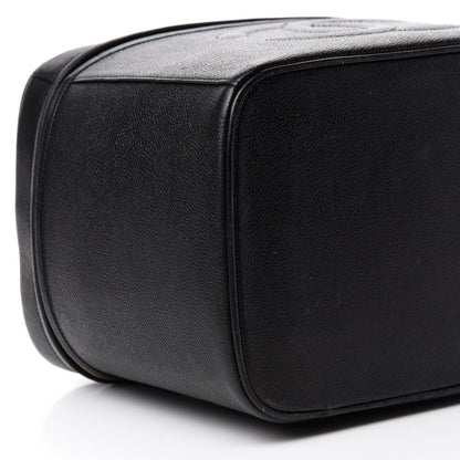 Chanel Caviar CC Vanity Train Case Black 6 of 15