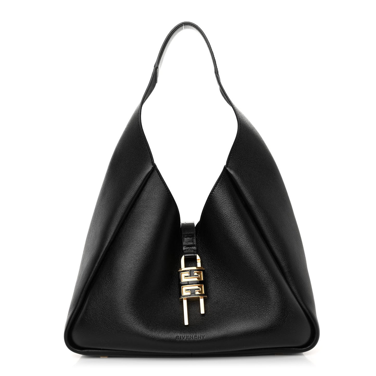 Calfskin Medium G-Lock Hobo Black