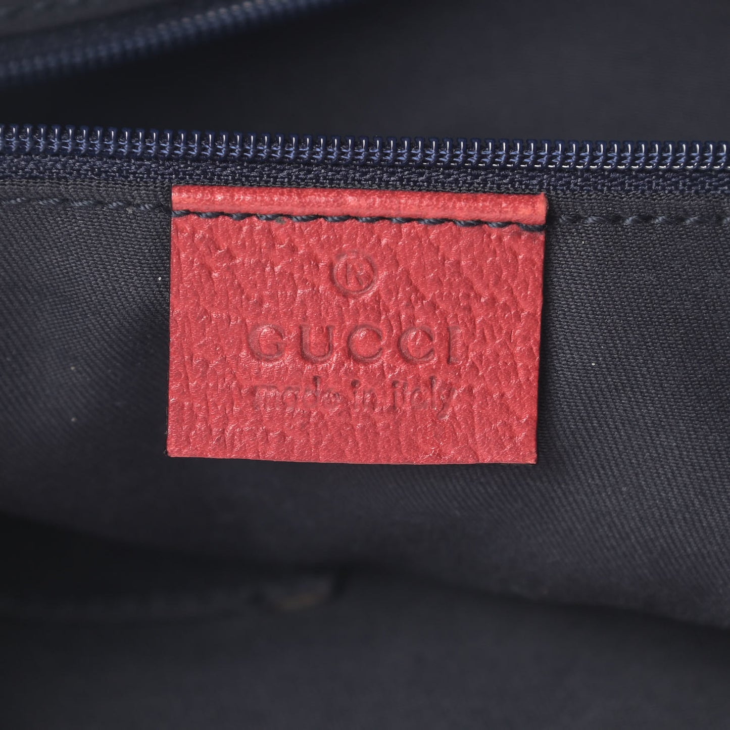 Monogram Medium Abbey D Ring Hobo Navy Red