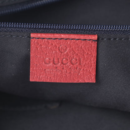 Gucci Monogram Medium Abbey D Ring Hobo Navy Red 8 of 12