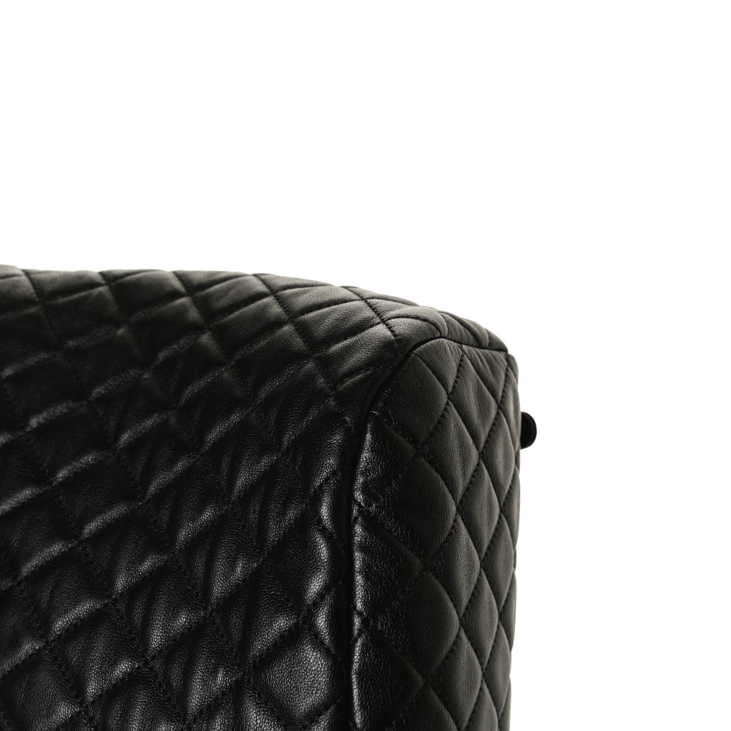 Calfskin Quilted Small Urban Spirit Backpack Black