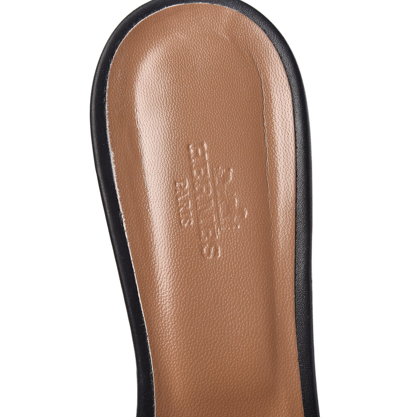Calfskin Oasis Sandals 39 Black