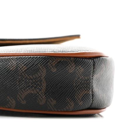 Celine Triomphe Canvas Triangle Crossbody Bag Tan 8 of 9