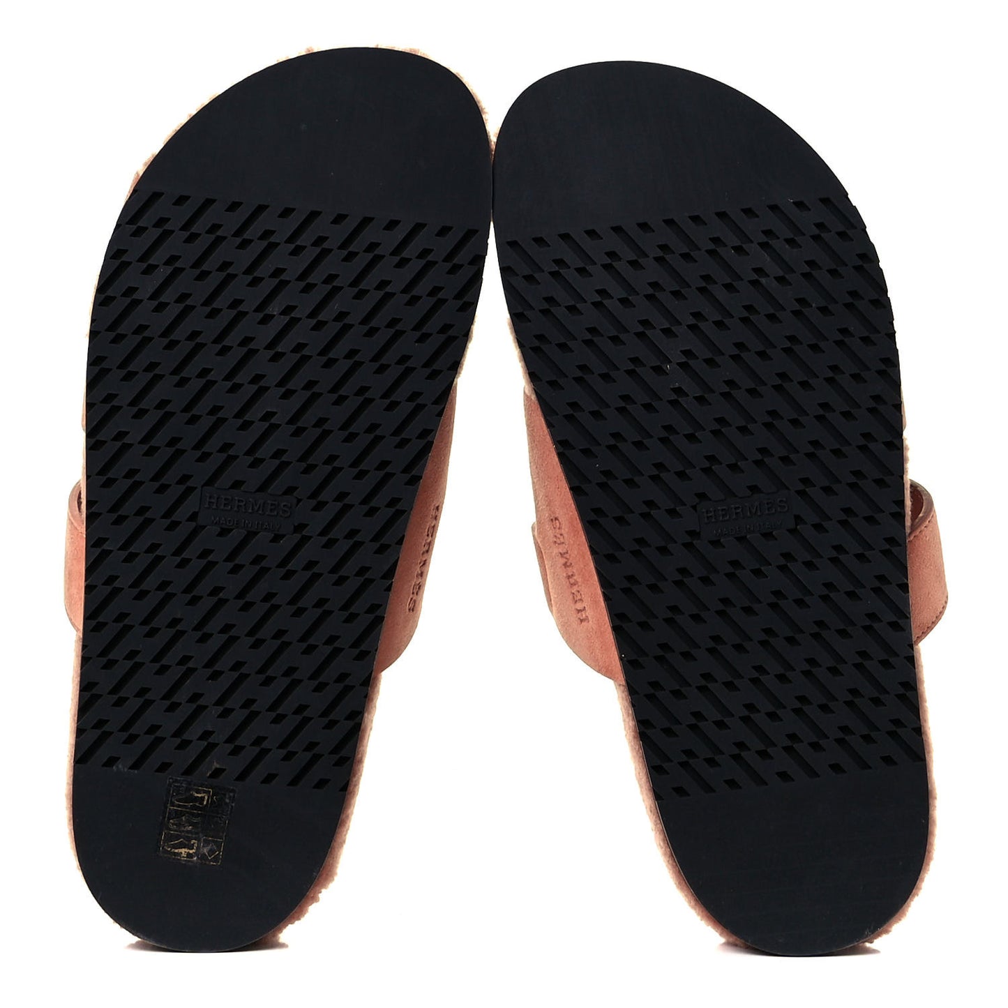 Suede Goatskin Woolskin Womens Chypre Sandals 40 Rose Aube