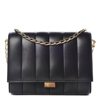 Celine Lambskin Quilted Shoulder Bag Black 1 of 11