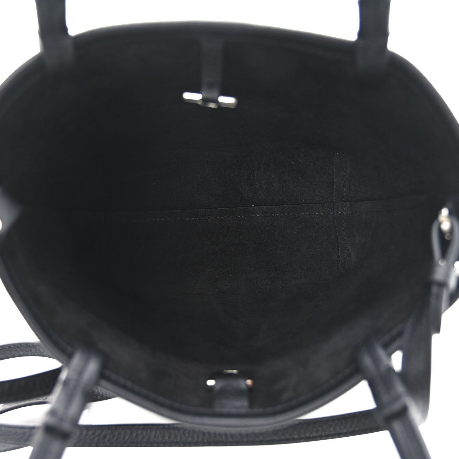 The Row Grained Calfskin Small Park Tote Black 5 of 10