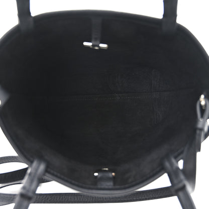The Row Grained Calfskin Small Park Tote Black 5 of 10