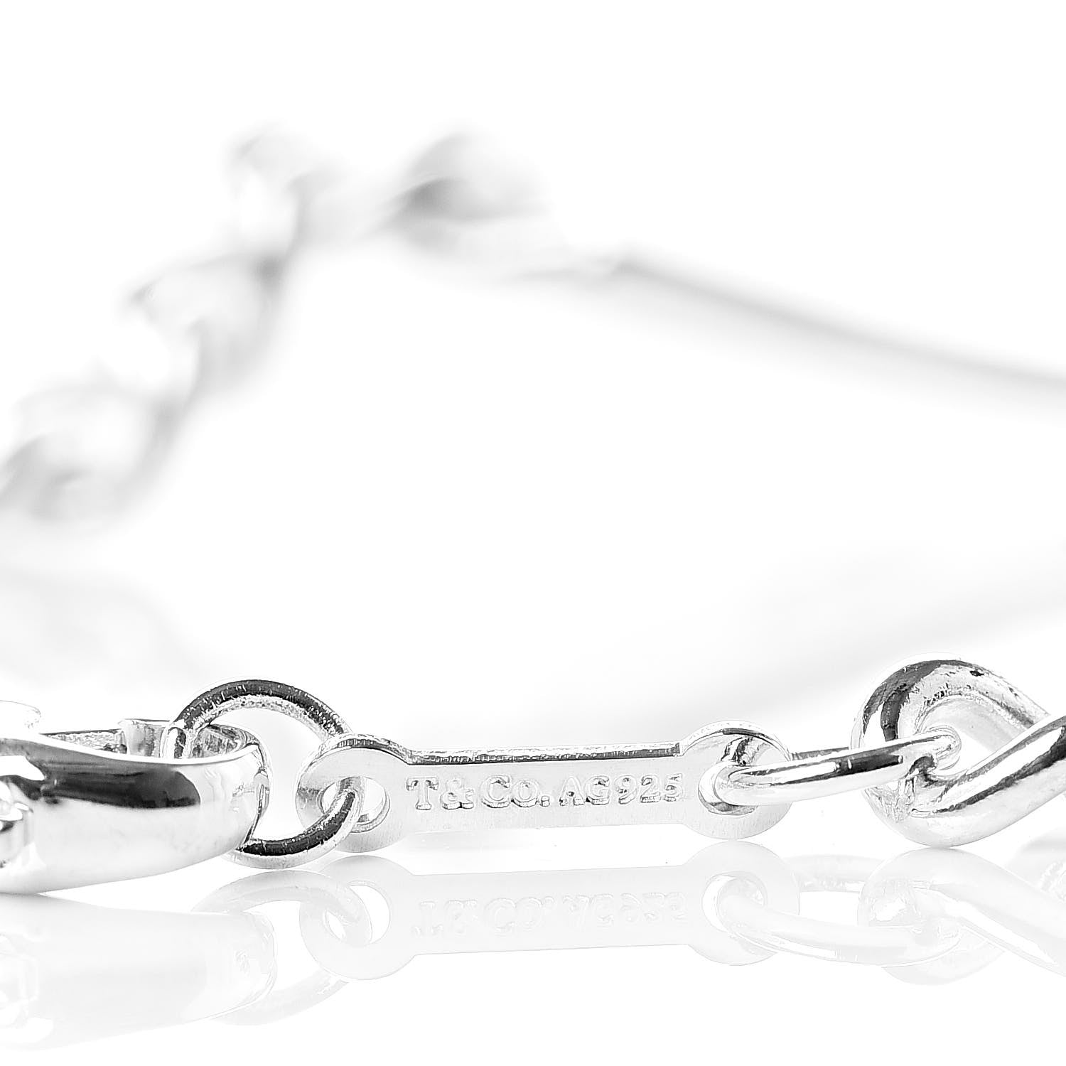 Tiffany Sterling Silver Paloma Picasso Loving Heart Bar Bracelet 5 of 5