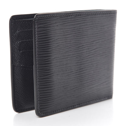 Louis Vuitton Epi Slender Wallet Black 3 of 8