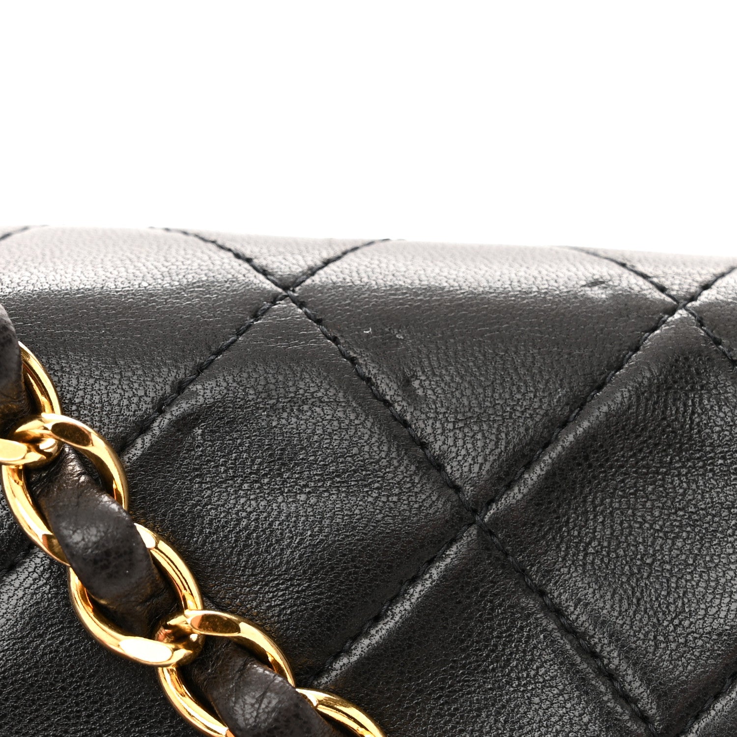 Chanel Lambskin Quilted Medium Double Flap Black 13 of 13