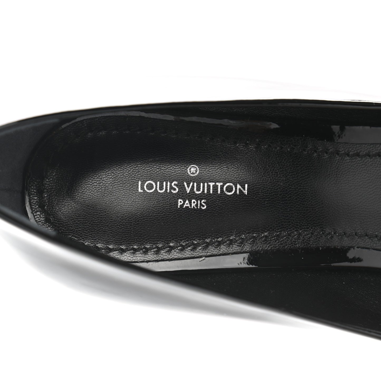 Patent Calfskin Madeleine Pumps 38.5 Black
