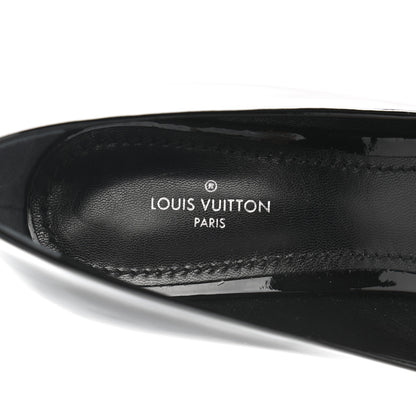 Louis Vuitton Patent Calfskin Madeleine Pumps 38.5 Black 7 of 8