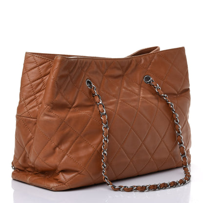 Chanel Calfskin Quilted Large In the Business Tote Dark Beige 2 of 4