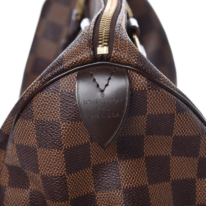 Louis Vuitton Damier Ebene Speedy 30 6 of 9