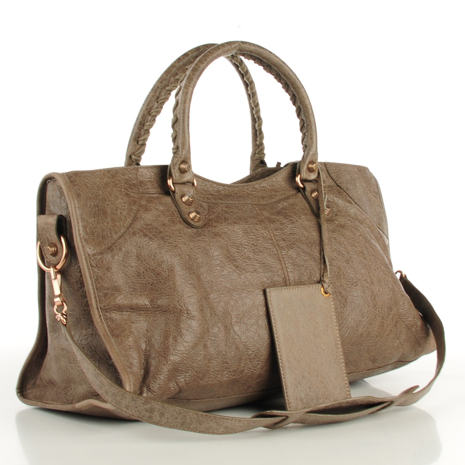Balenciaga Agneau Giant 12 Rose Gold Hardware Part Time Gris Poivre 3 of 6