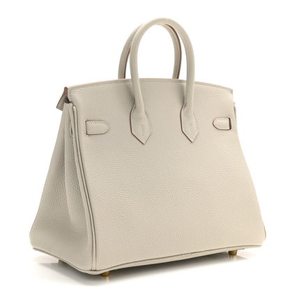 Hermes Togo Birkin 25 Gris Perle 3 of 11