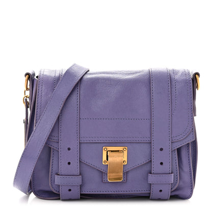 Proenza Schouler Lambskin PS1 Mini Pouch Messenger Bag Berry 1 of 10