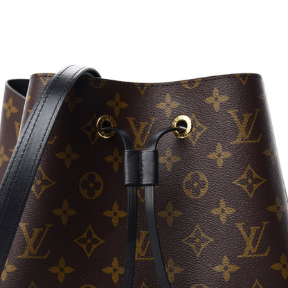Louis Vuitton Monogram Neonoe MM Black 9 of 9