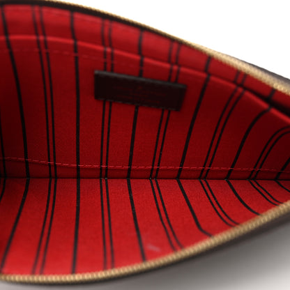 Louis Vuitton Damier Ebene Neverfull MM GM Pochette 6 of 8