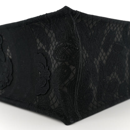 Christian Dior Embroidered 3D Macrame D-Lace Butterfly Medium Book Tote Black Multicolor 9 of 11