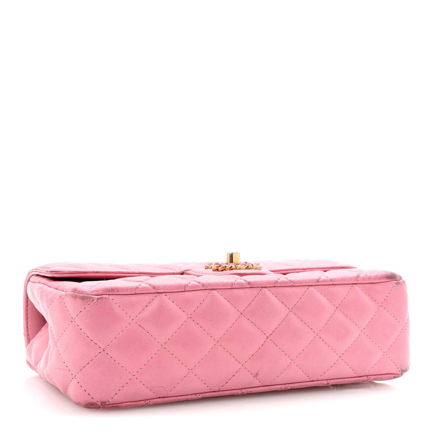 Chanel Lambskin Quilted Mini Strass On Top Flap Pink 4 of 13
