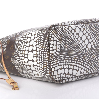 Louis Vuitton Monogram Kusama Waves Neverfull MM White 8 of 9