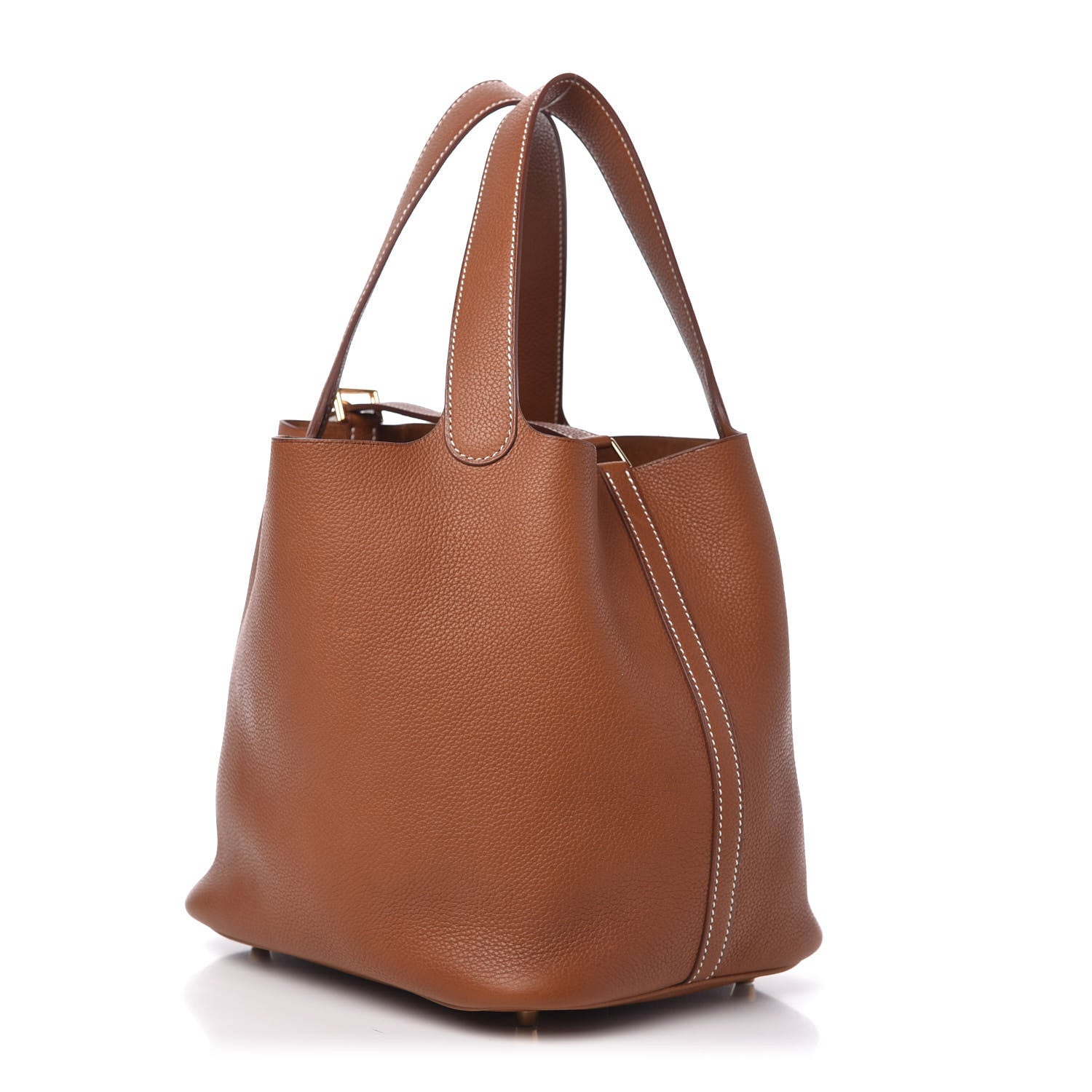 Hermes Barenia Faubourg Picotin Lock 22 MM Fauve 3 of 10