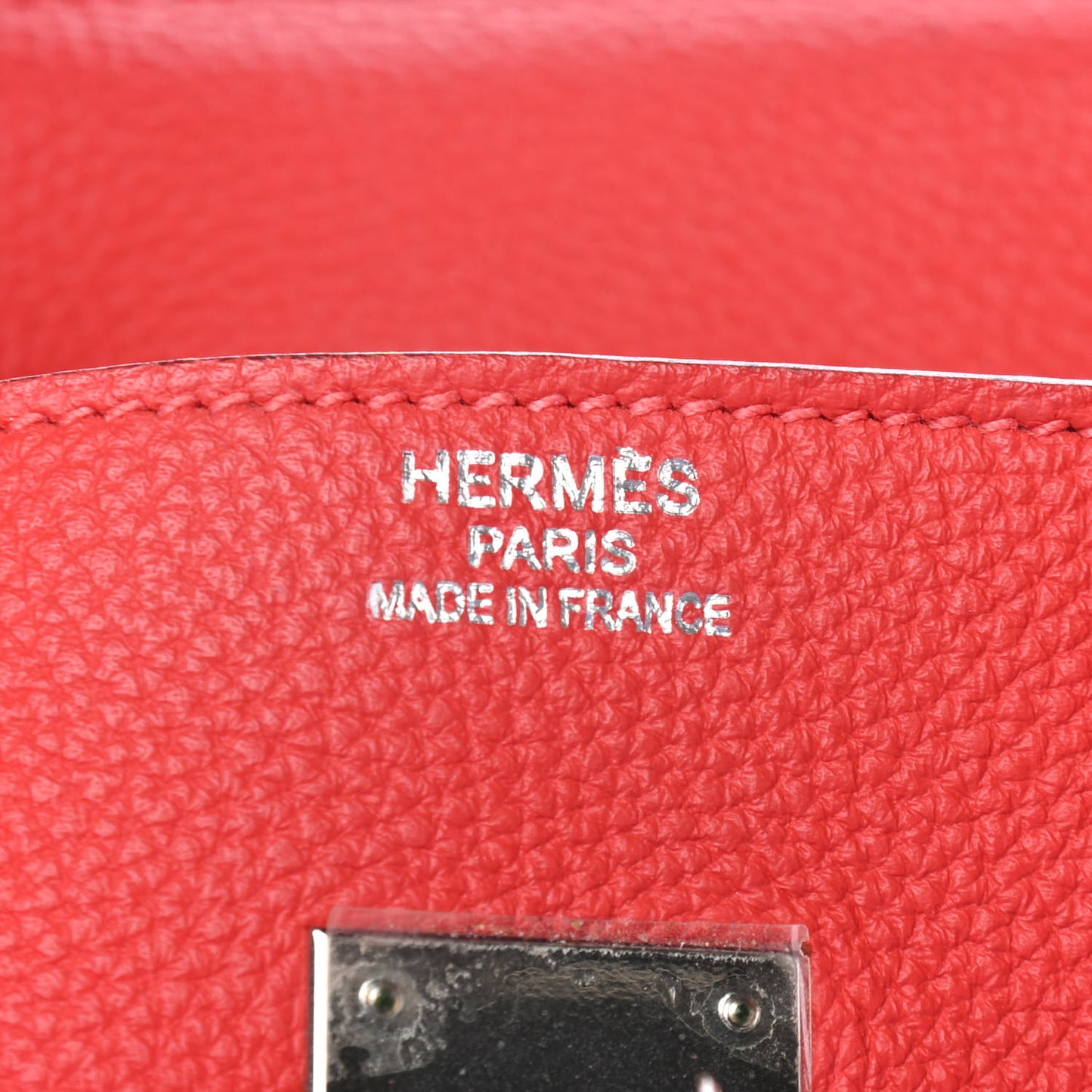 Togo Birkin 35 Rouge Pivoine