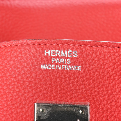 Hermes Togo Birkin 35 Rouge Pivoine 6 of 8
