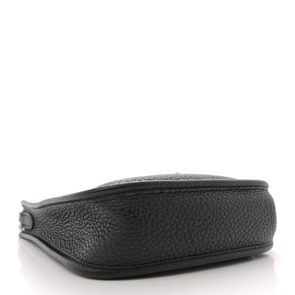 Hermes Taurillon Clemence Evelyne TPM Black 4 of 13