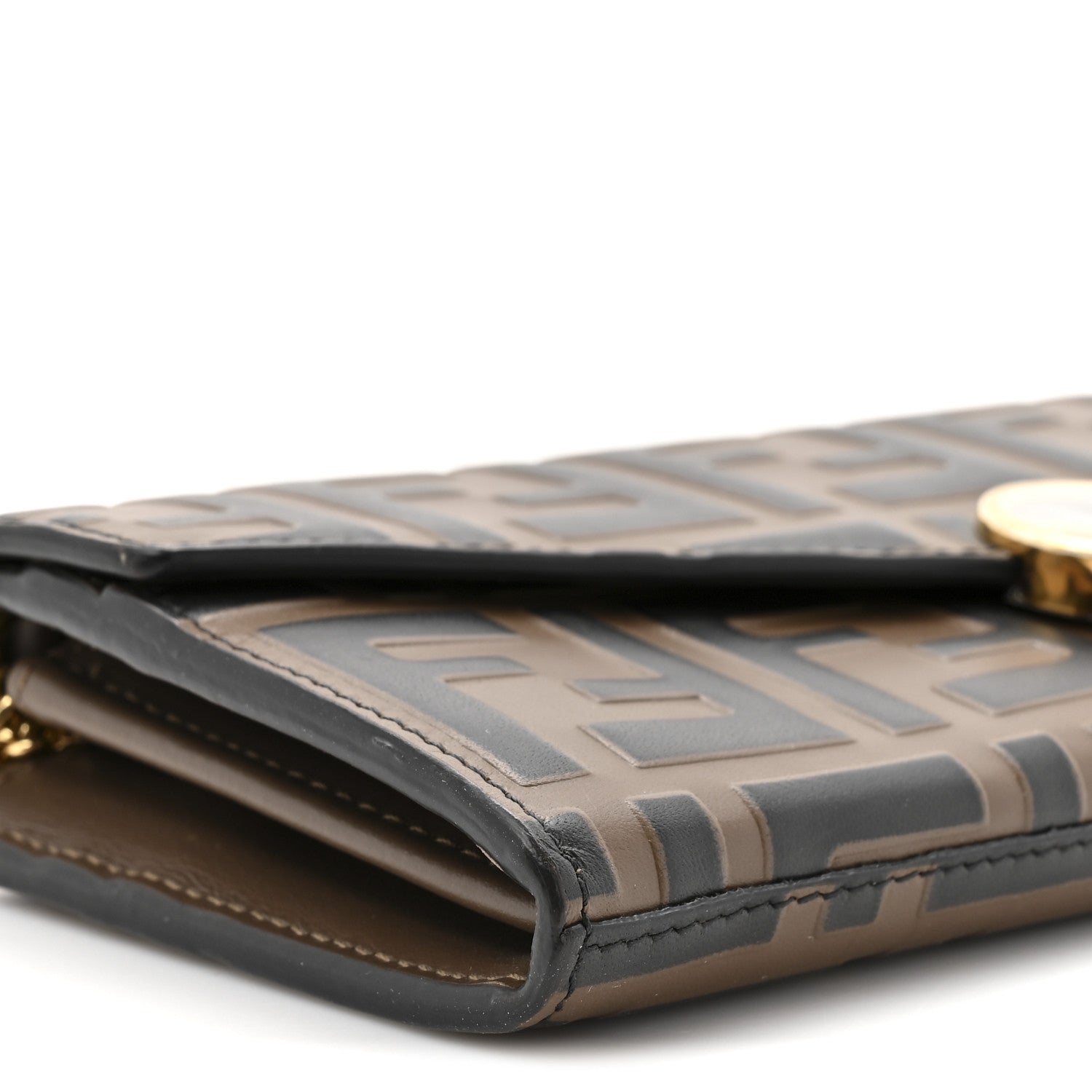 Fendi Vitello Soft F is Fendi Bi-Color FF 1974 Embossed