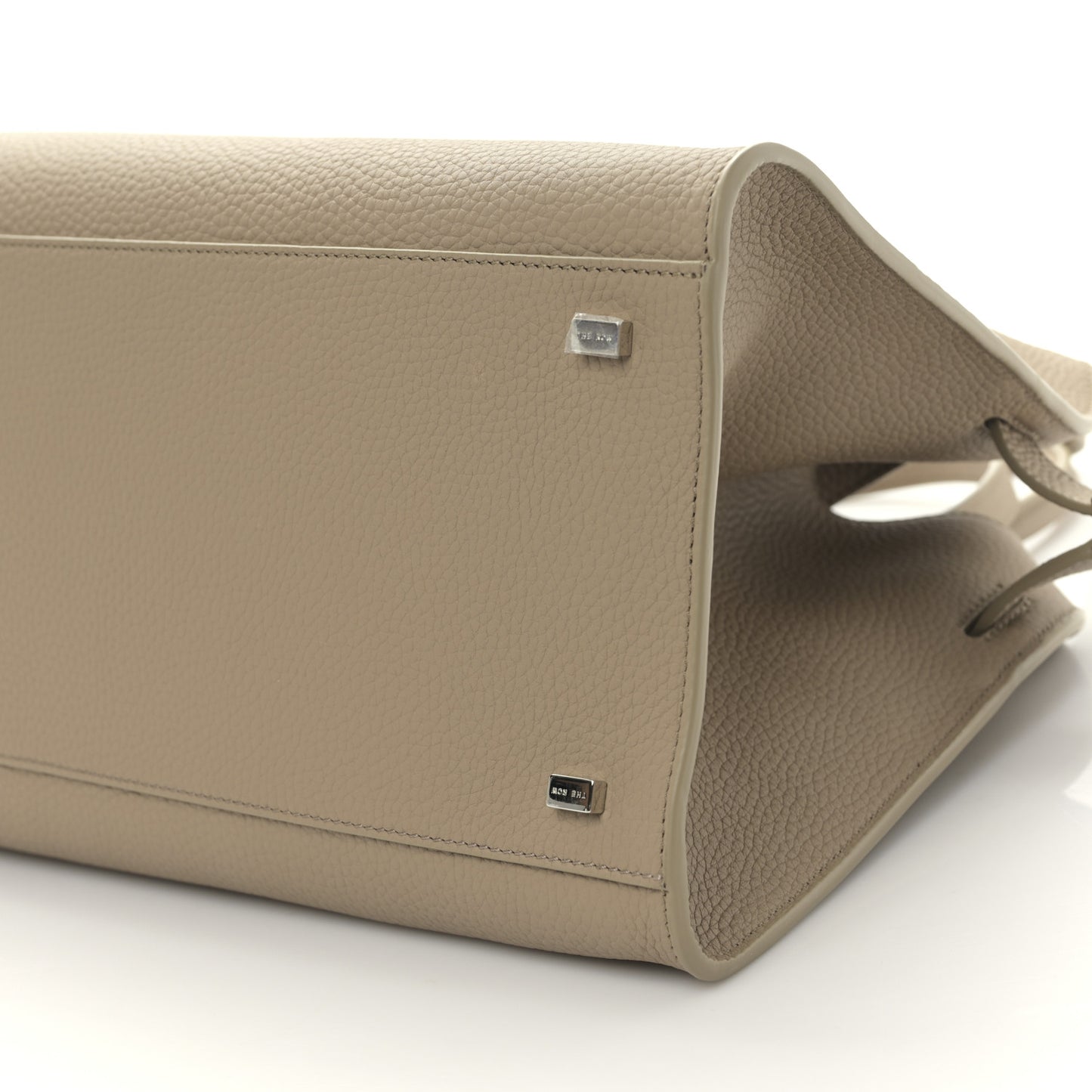 Matte Grained Calfskin Soft Margaux 12 Dark Taupe