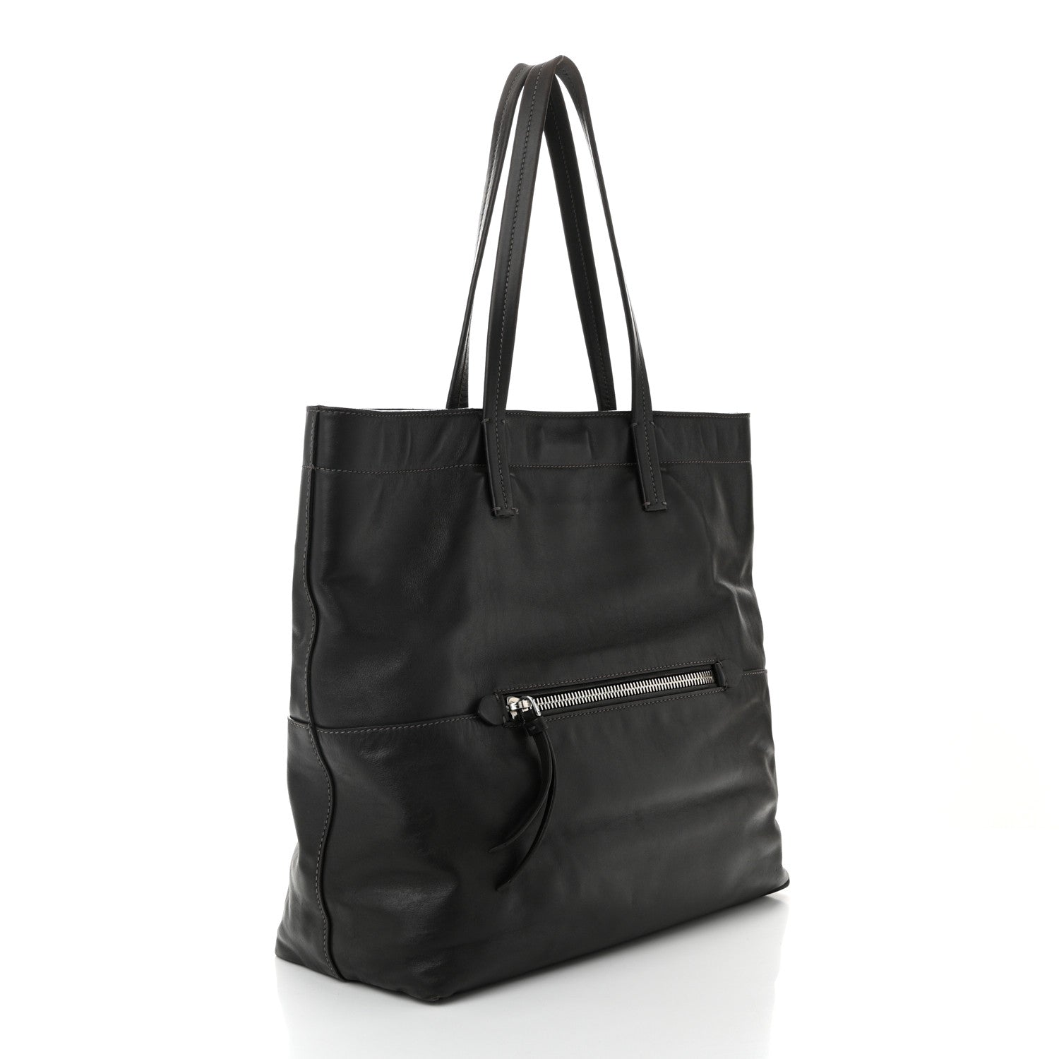 Miu Miu Vitello Soft Calfskin Shopping Tote Ebano 3 of 11