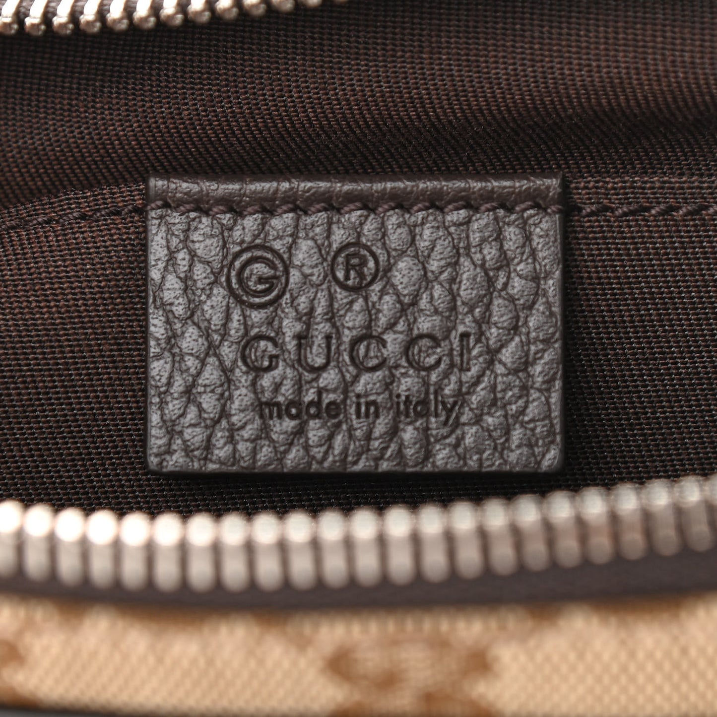 Monogram Belt Bag Dark Brown