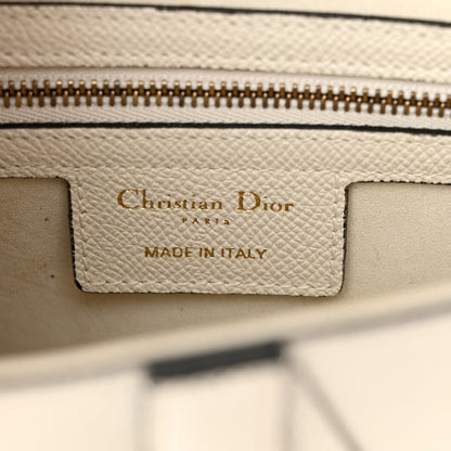 Christian Dior Grained Calfskin Saddle Bag White 6 of 11