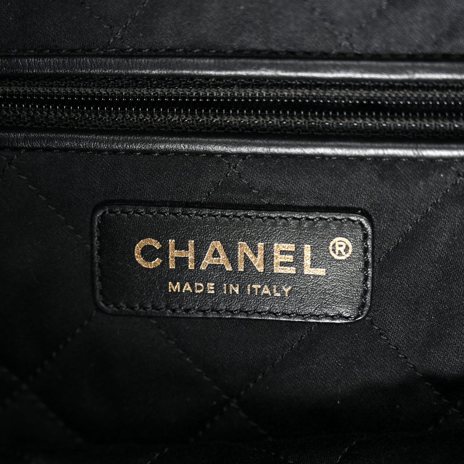 Chanel Shiny Calfskin Quilted Large Chanel 22 Black 7 of 11