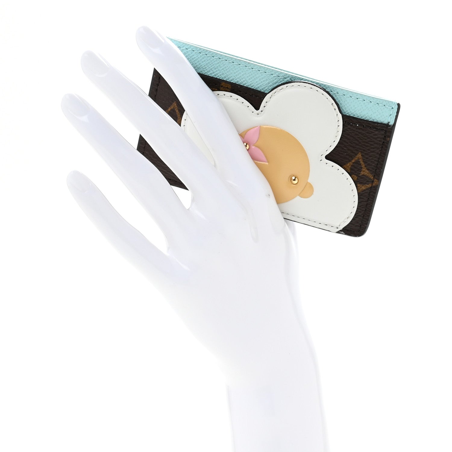 Louis Vuitton Monogram Vivienne Card Holder Animation Blue 2 of 8