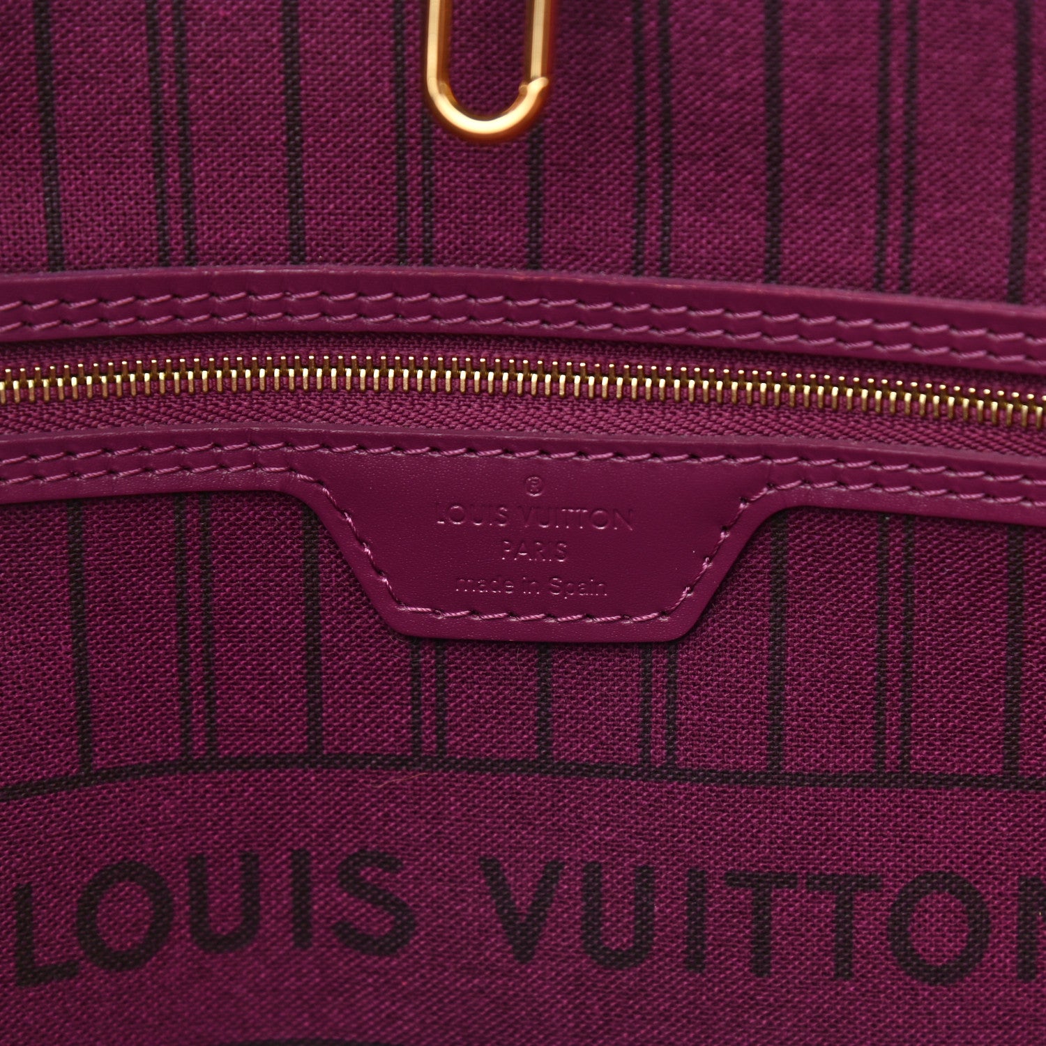 Louis Vuitton Monogram Totem Neverfull MM Magenta 6 of 10