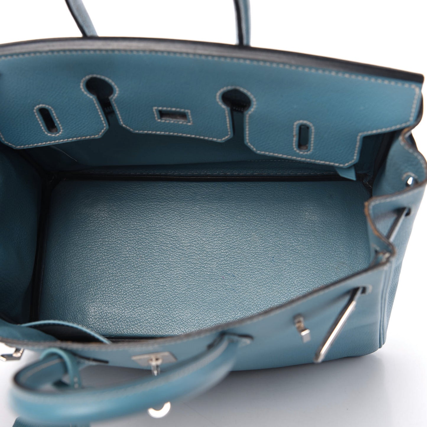 Epsom Birkin 25 Bleu Jean