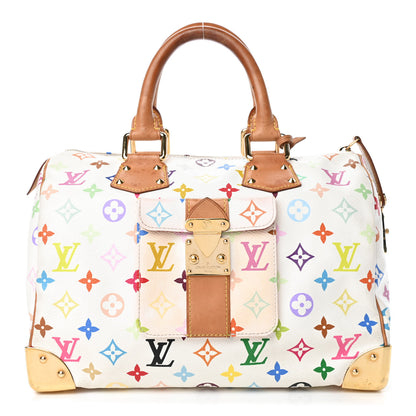Louis Vuitton Monogram Multicolor Speedy 30 White 1 of 5
