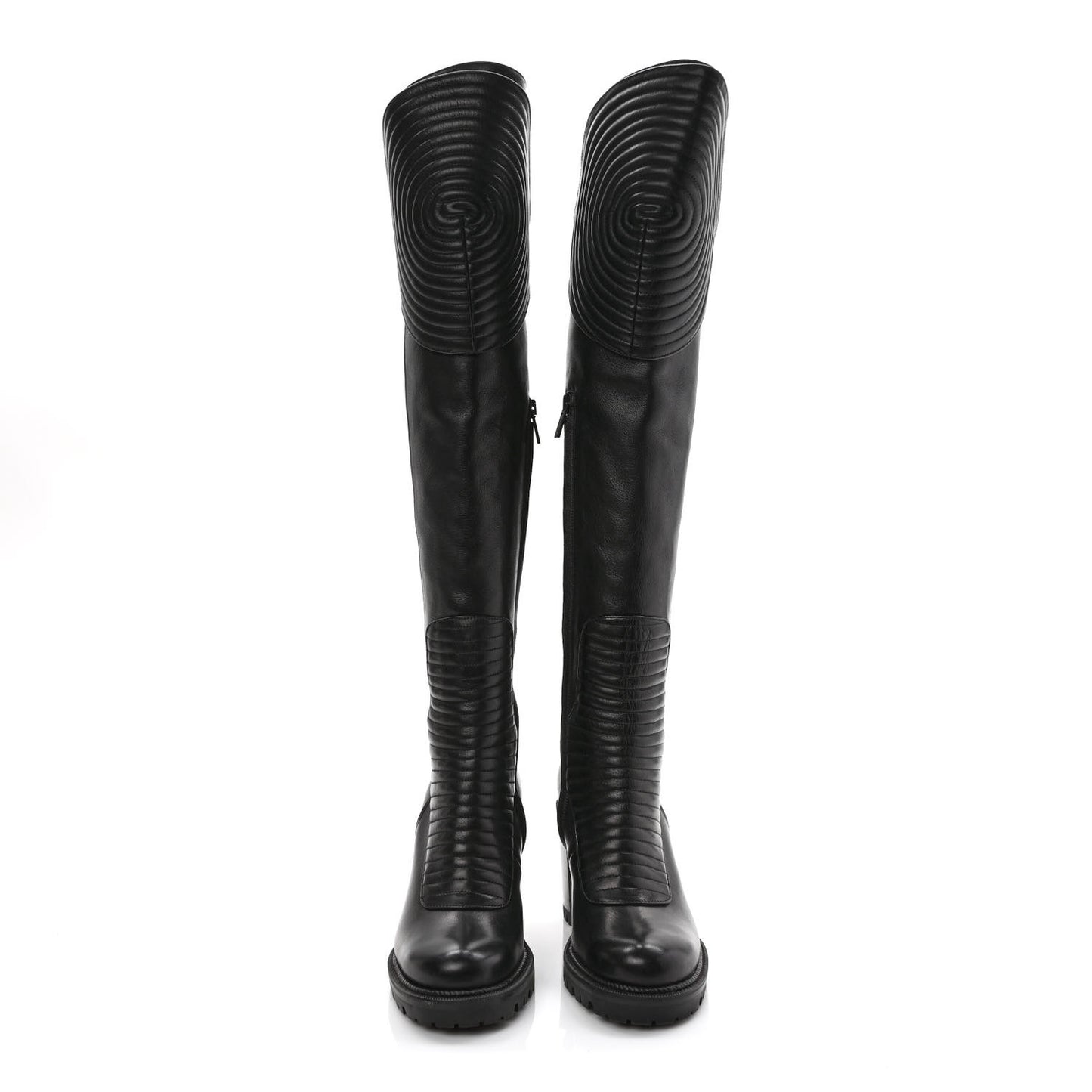 Calfskin Mad Maxime 70 Calf Boots 36 Black