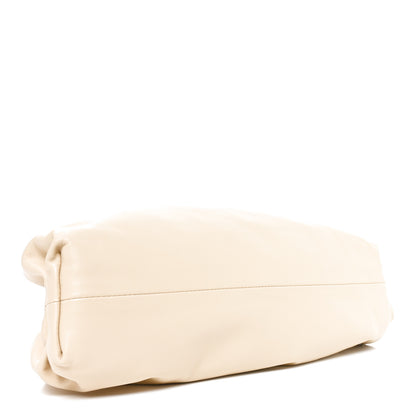 Bottega Veneta Smooth Butter Calf The Pouch Oversized Clutch Porridge 4 of 11